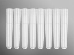 Axygen® 96-well 1.1 mL Polypropylene Cluster Tubes, 8-Tube Strip Format, NS, w/o Rack, 120 Strips/Pack, 5 Packs/Case - Corning Life Sciences
