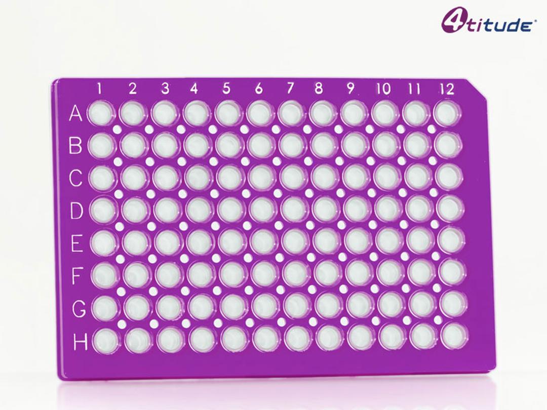 4titude® FrameStar® 96 Well Semi-Skirted PCR Plate (Purple, Clear Wells) - Brooks Life Sciences - Life Sciences