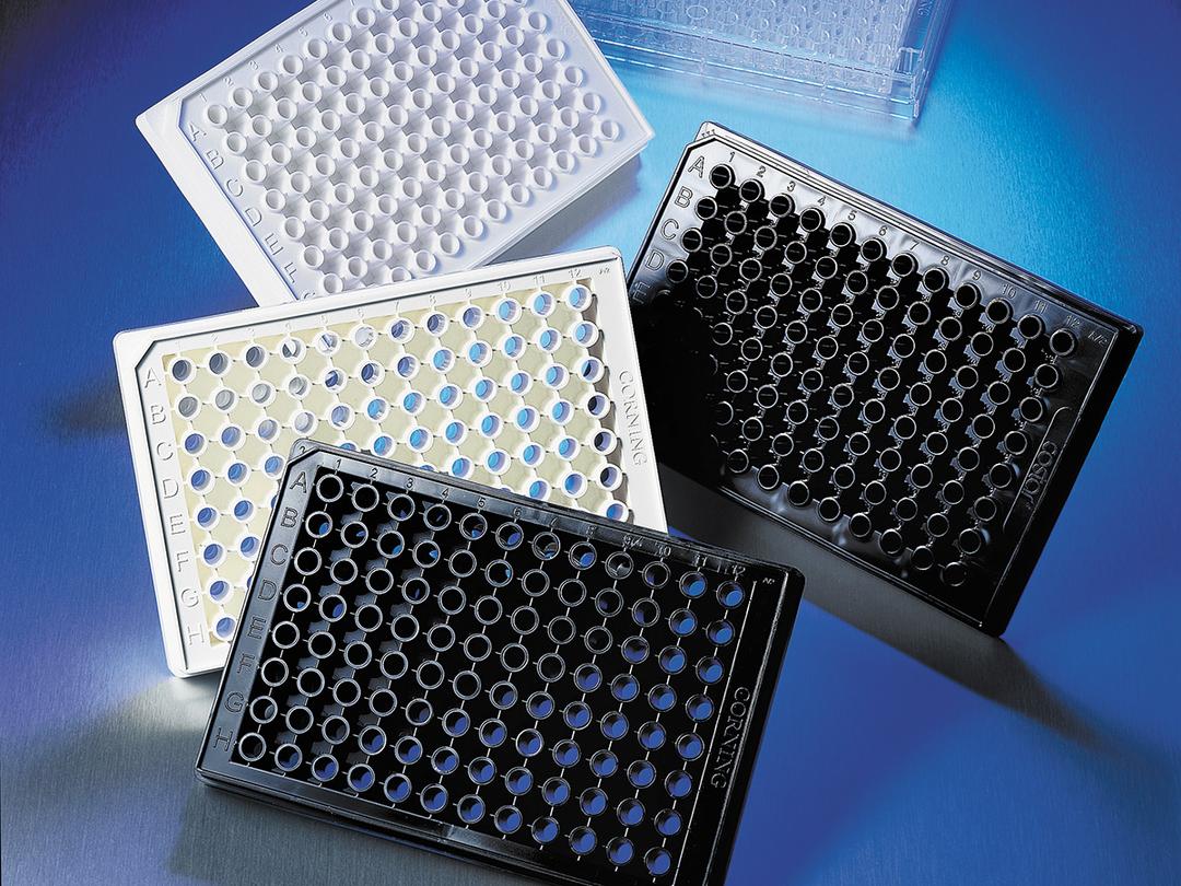 Corning® 96-well Half Area Black Flat Bottom Polystyrene NBS Microplate, 25 per Bag, without Lid, Nonsterile - Corning Life Sciences - Life Sciences