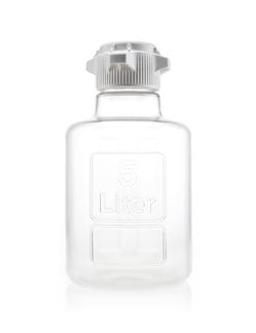 EZBio Titanium Round Carboy, PC, 5 Liter, No Spigot, VersaCap 83B, Non-Sterile, 1/CS - Foxx Life Sciences - Life Sciences