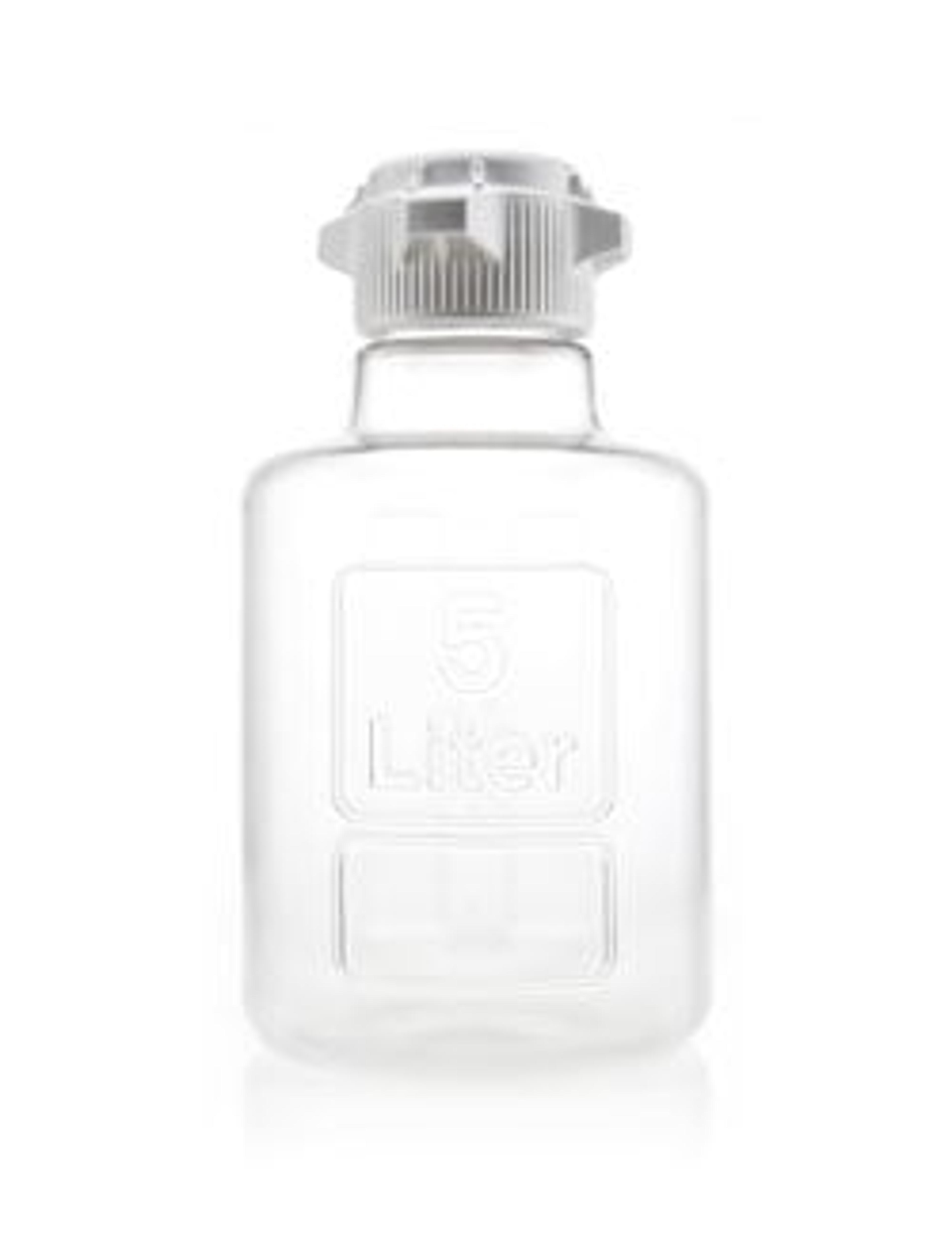 EZBio Titanium Round Carboy, PC, 5 Liter, No Spigot, VersaCap 83B, Non-Sterile, 1/CS - Foxx Life Sciences - Life Sciences