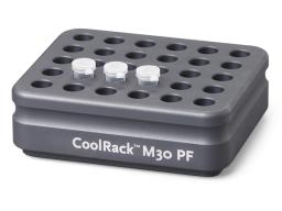 Corning® CoolRack M30-PF, Holds 30 x 1.5mL Microcentrifuge Tubes, Tapered Wells for Conical Tubes, Gray - Corning Life Sciences - General Lab