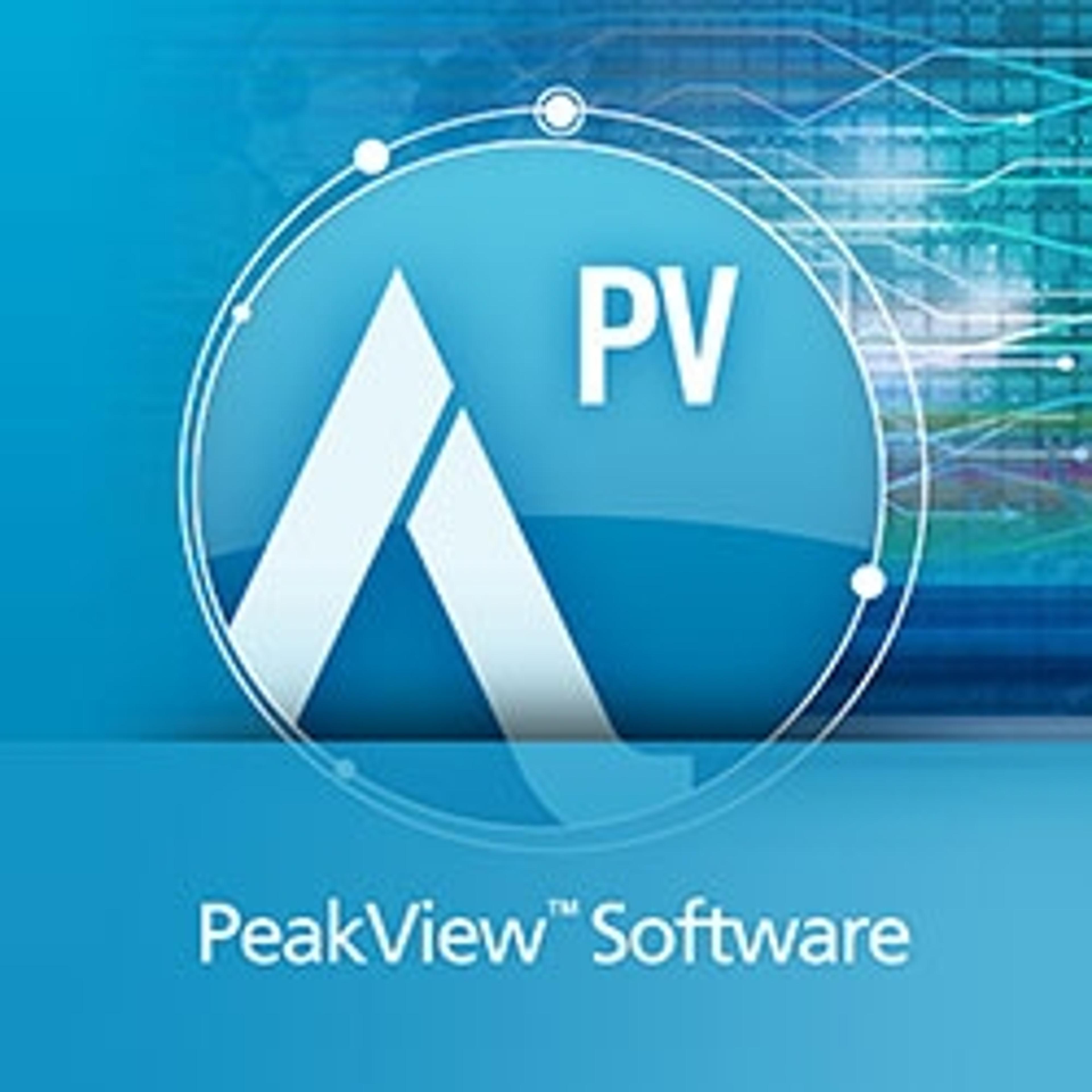 PeakView software - SCIEX - Spectroscopy