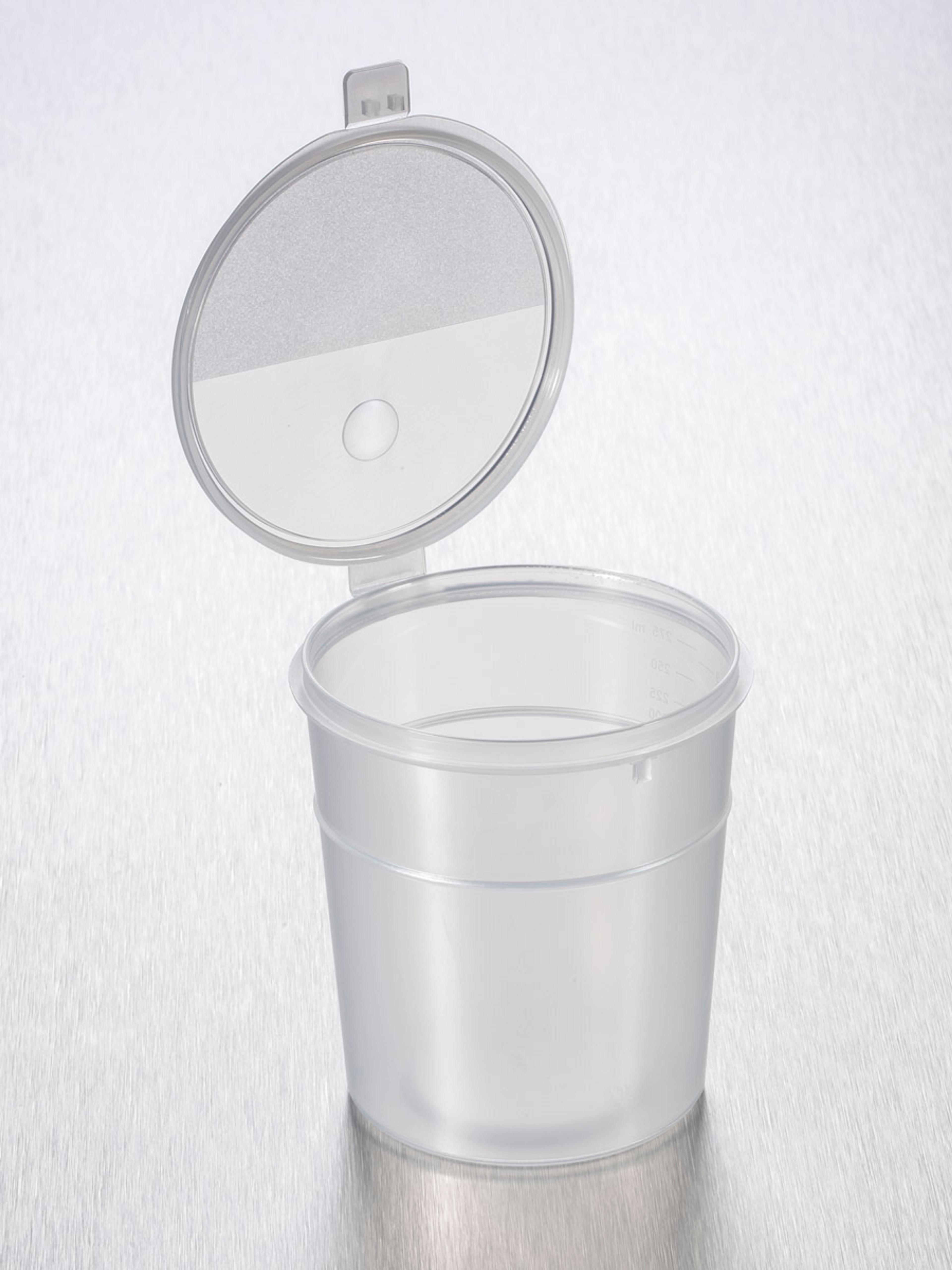 Corning® Gosselin™ Straight Container, 300 mL, PP, Graduated, Hinged Cap, 240/Case - Corning Life Sciences