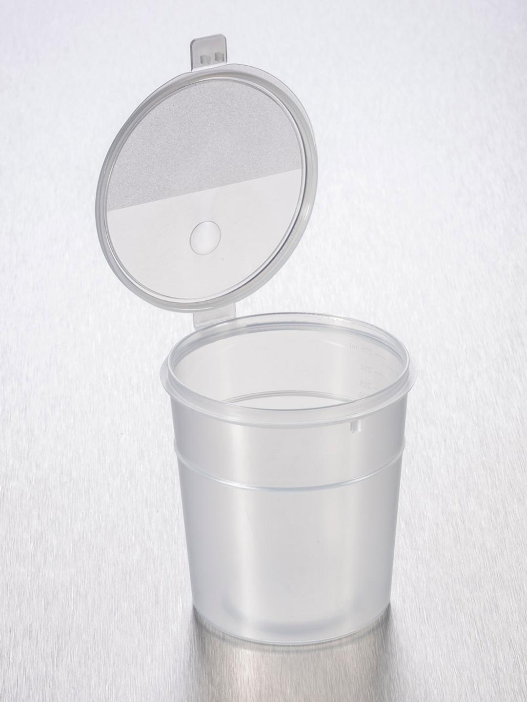 Corning® Gosselin™ Straight Container, 300 mL, PP, Graduated, Hinged Cap, 240/Case - Corning Life Sciences