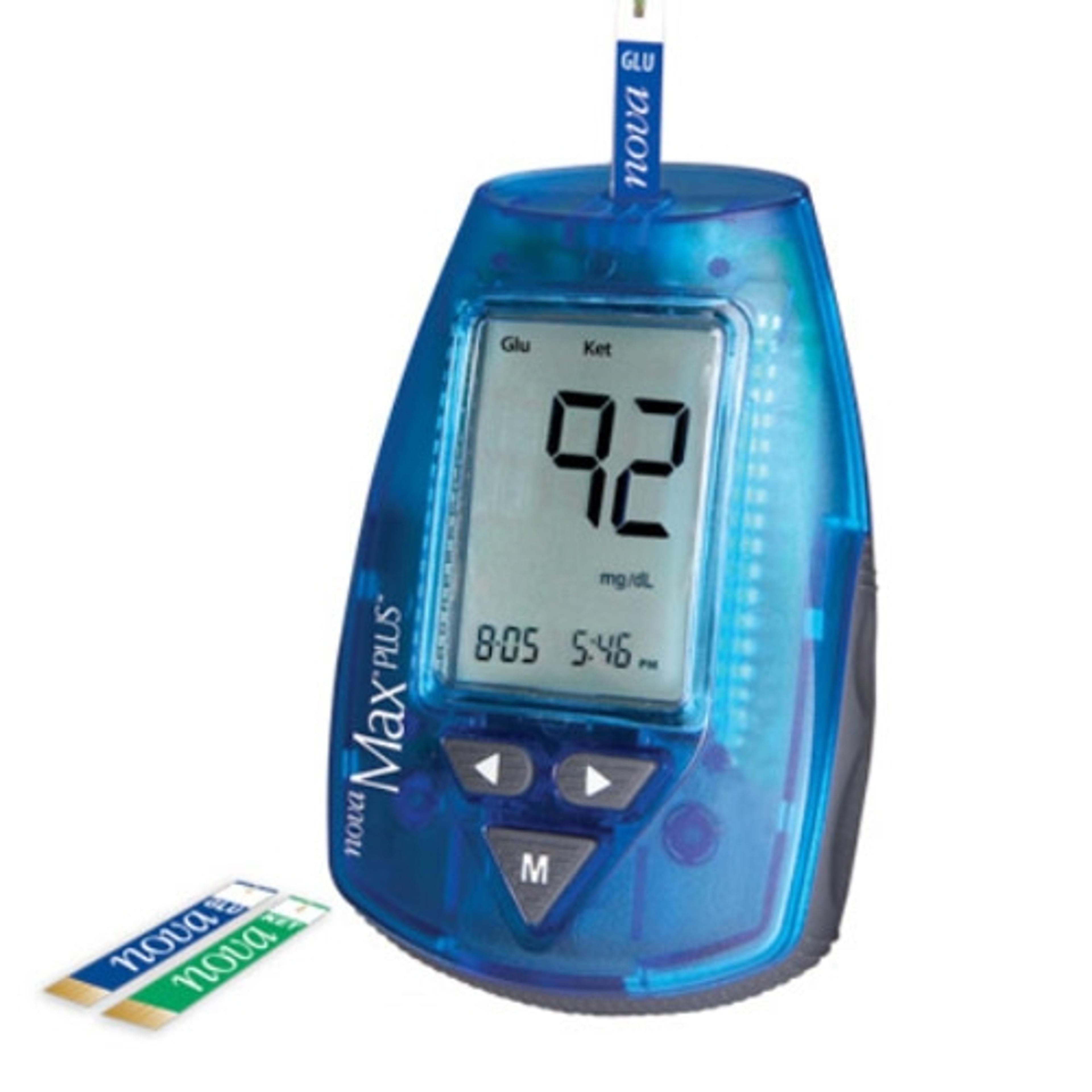 Nova Max Plus Blood Glucose Monitor - Nova Biomedical Osmometers - Clinical Diagnostics