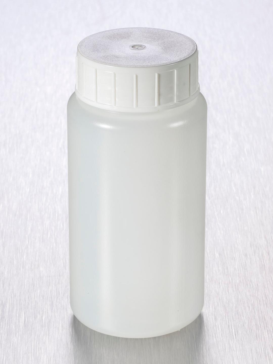 Corning® Gosselin™ Round HDPE Bottle, 150 mL, 37 mm White Cap with Seal, Assembled, 250/Case - Corning Life Sciences