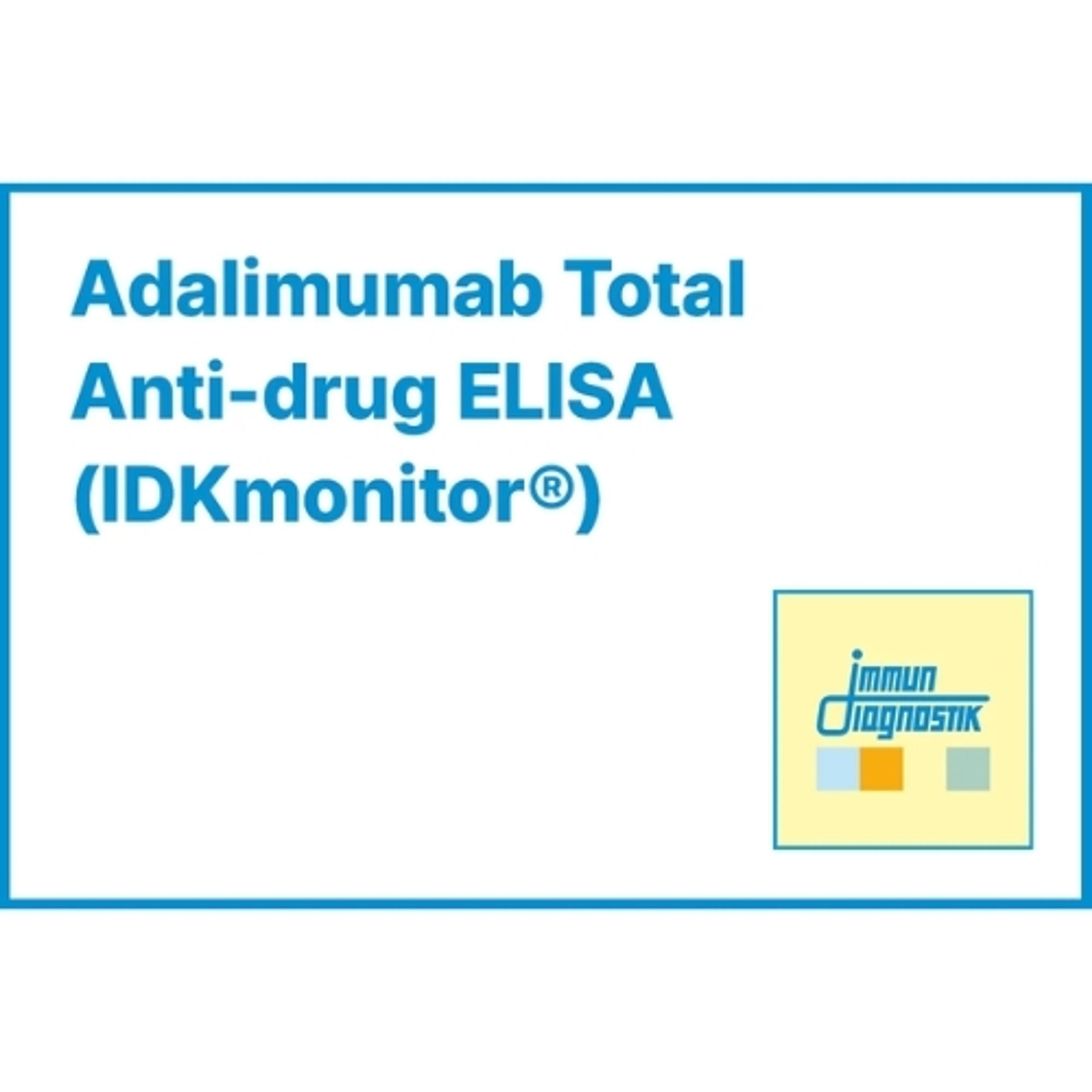 Adalimumab Total Anti-drug ELISA (IDKmonitor®) - BIOHIT HealthCare Ltd (UK) - Life Sciences