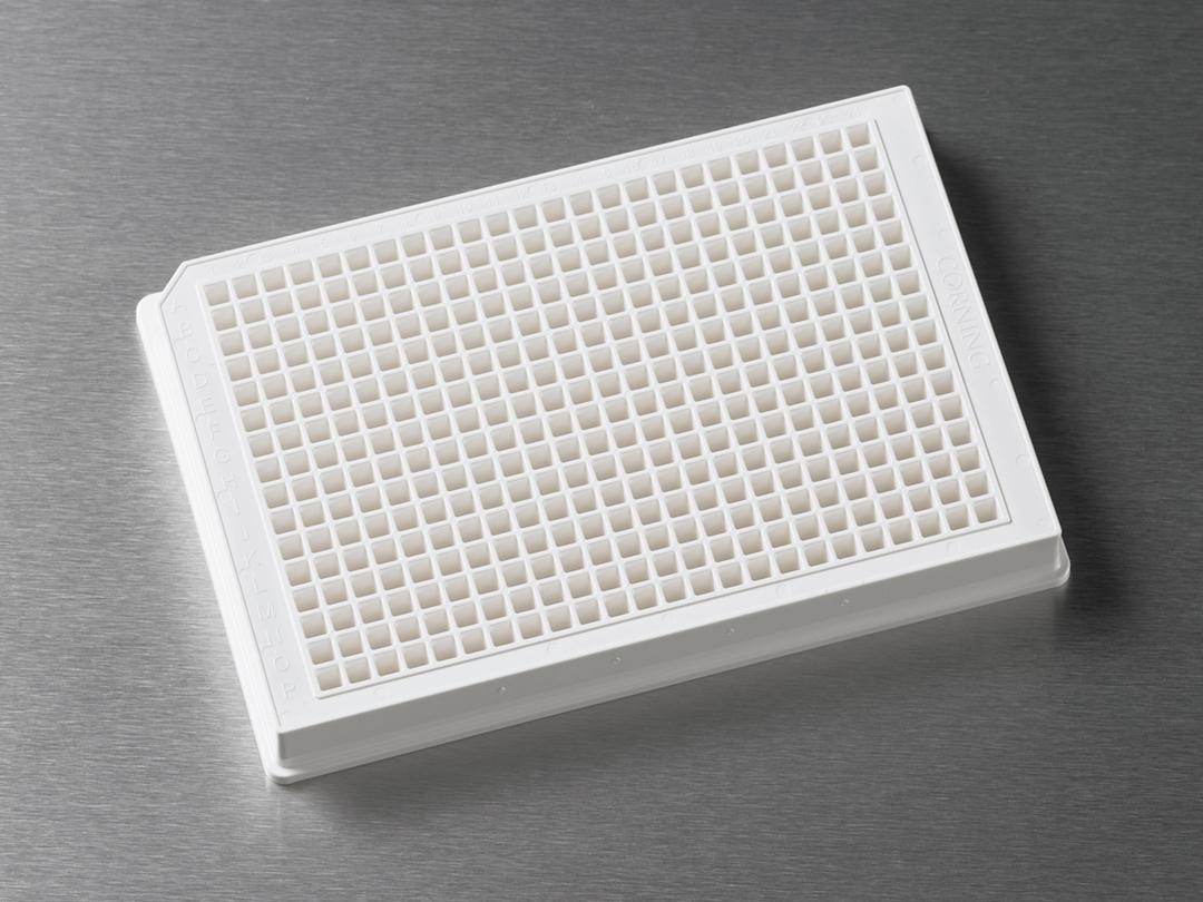 Corning® 384-well Low Flange White Flat Bottom Polystyrene NBS Microplate, 10 per Bag, without Lid, Nonsterile - Corning Life Sciences - Life Sciences