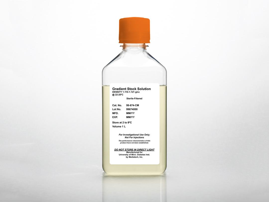 Corning® Gradient Stock Solution density 1.110 to 1.121 g/cm³ - Corning Life Sciences