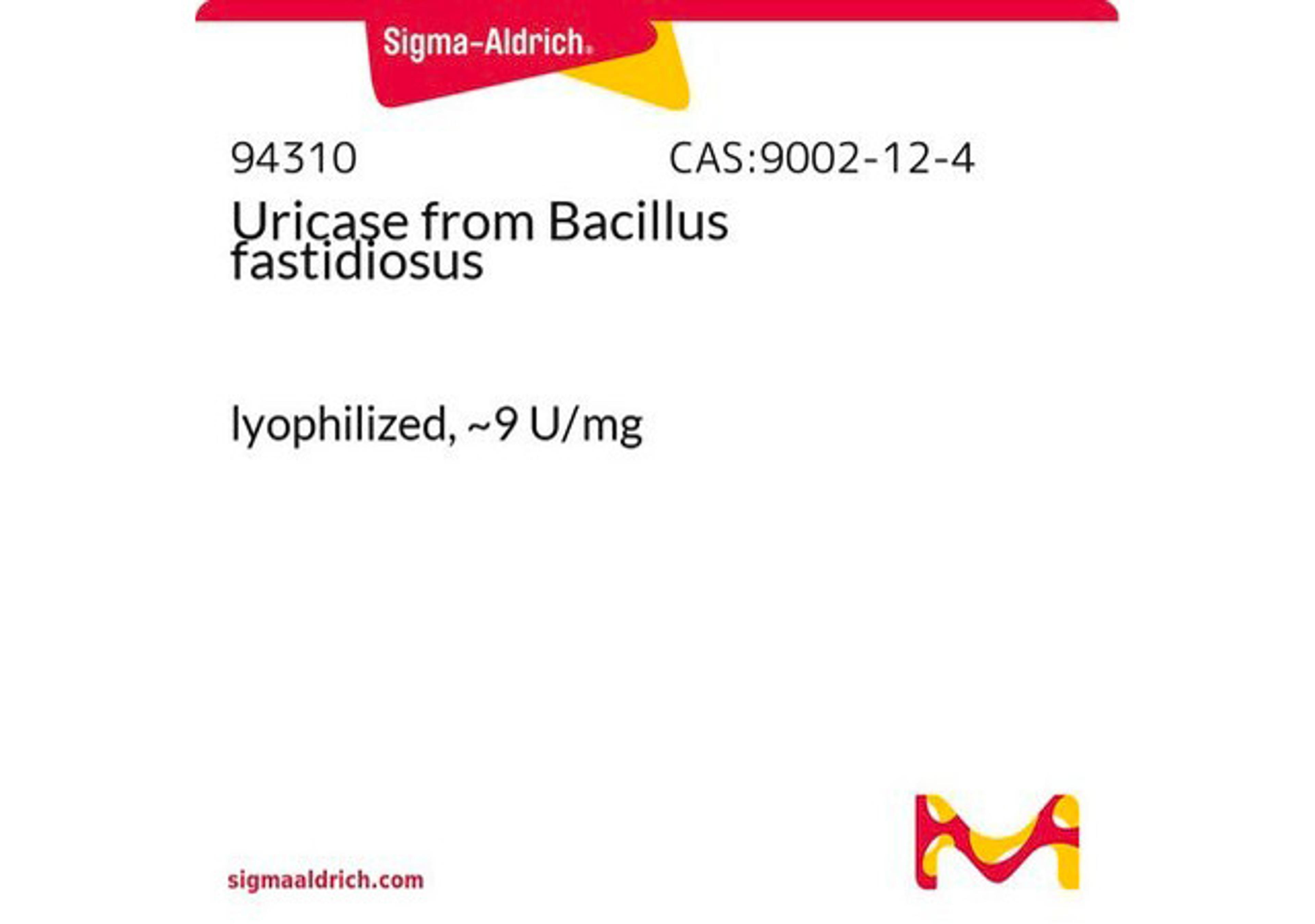Uricase from Bacillus fastidiosus - Merck - Drug Discovery & Development