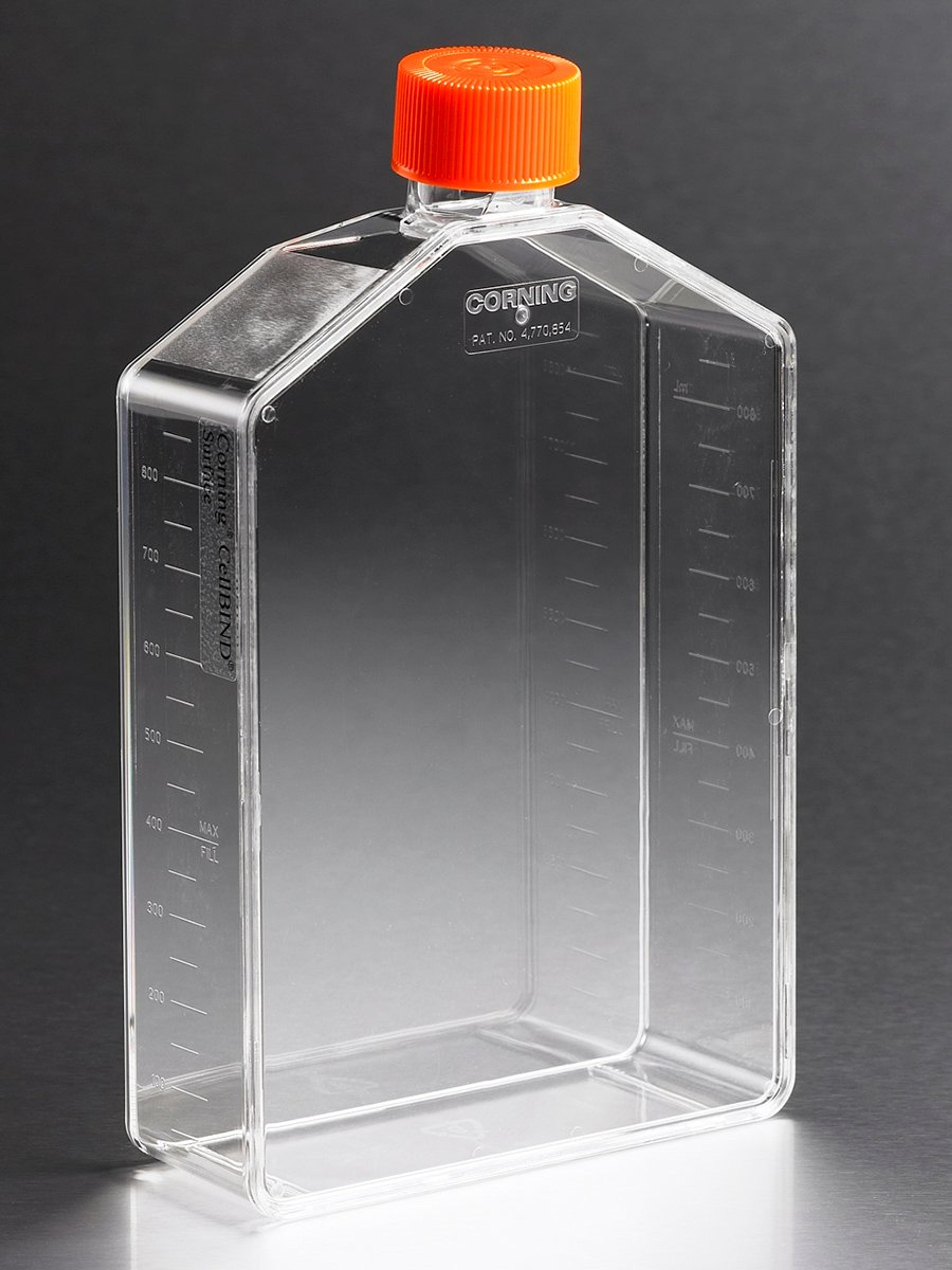 Corning® CellBIND® 225cm² Angled Neck Cell Culture Flask with Vent Cap - Corning Life Sciences - Life Sciences