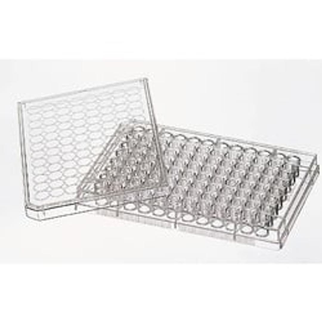 Costar 3596 96-well cell culture plates with lid, flat well, treated, sterile, 50/cs - Cole-Parmer Instrument Co. - Life Sciences