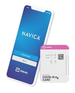 NAVICA Mobile App and BinaxNOW COVID-19 Ag Card - Abbott - Clinical Diagnostics