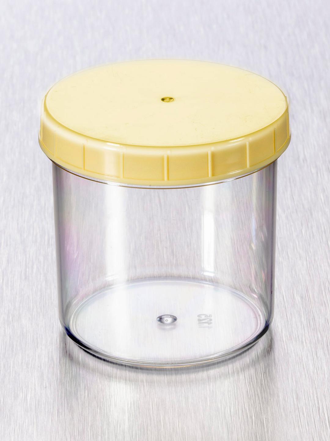 Corning® Gosselin™ Pot, 125 mL, PS, Ivory Screw Cap, Assembled, 300/Case - Corning Life Sciences