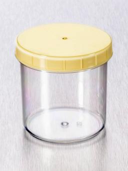 Corning® Gosselin™ Pot, 125 mL, PS, Ivory Screw Cap, Assembled, 300/Case - Corning Life Sciences