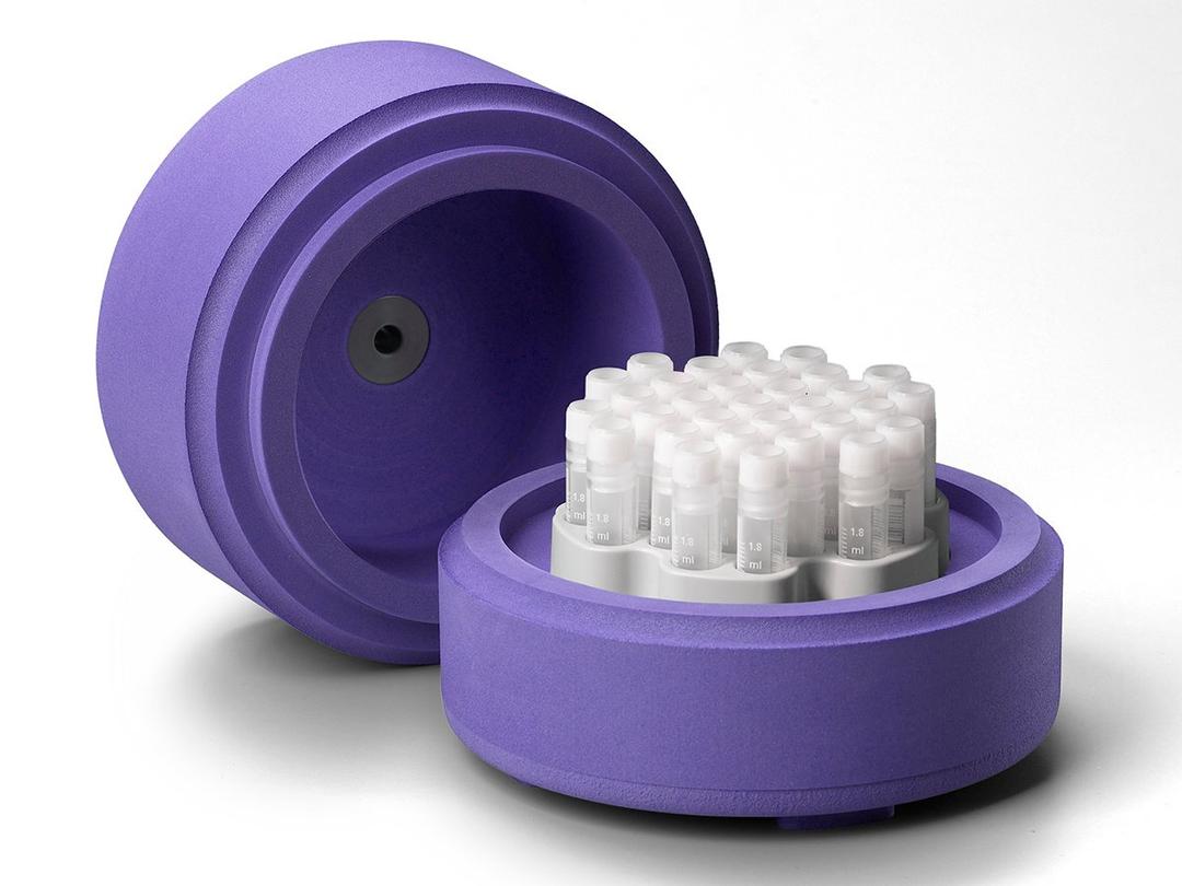 Corning® CoolCell® FTS30, Freezing Container, for 30 x 1 mL or 2 mL Cryogenic Vials, Purple - Corning Life Sciences - General Lab