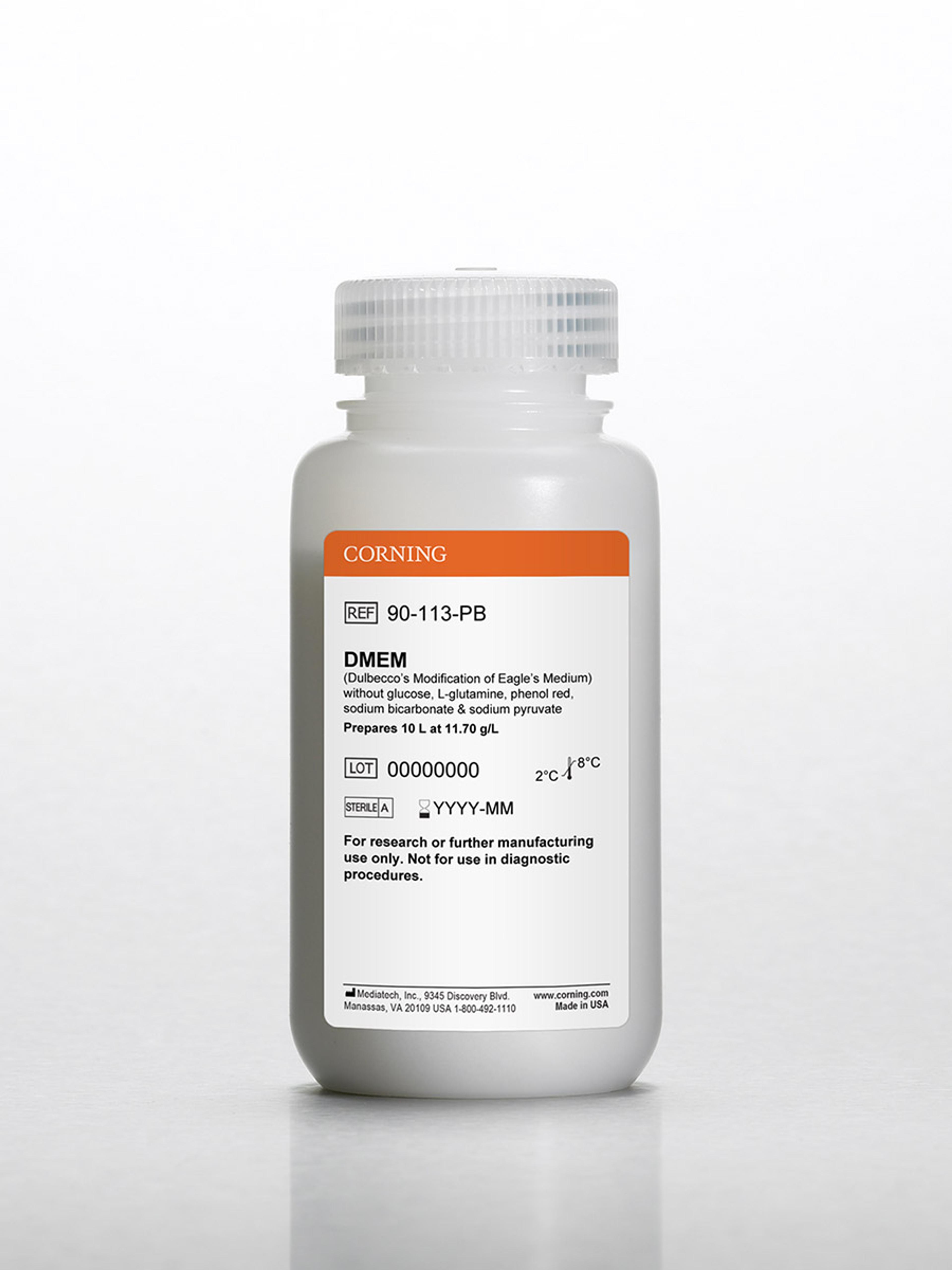 Corning® 10L DMEM (Dulbecco’s Modified Eagle’s Medium), Powder - Corning Life Sciences