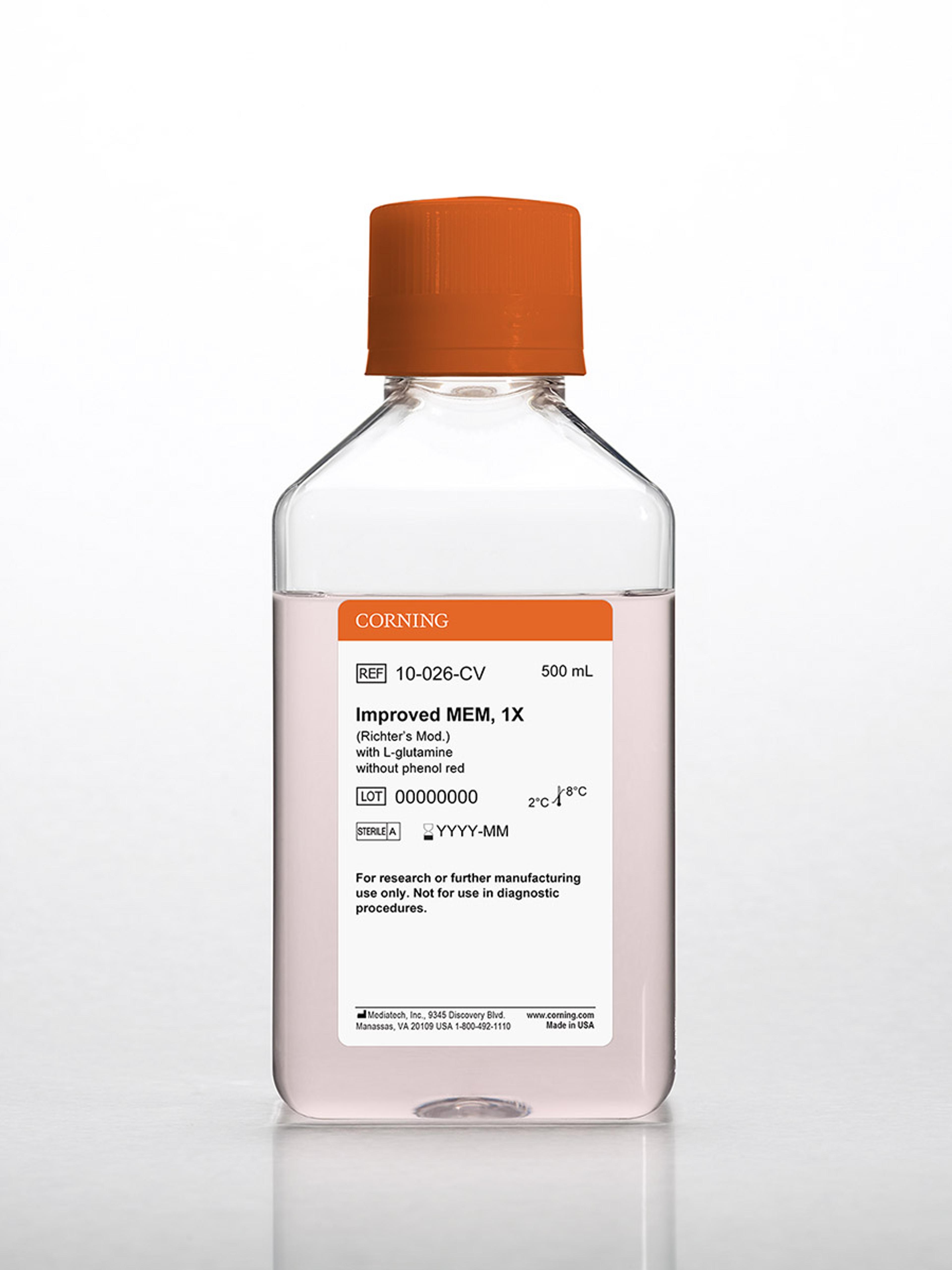 Corning® 500 mL Improved MEM (Richter’s Mod.) - Corning Life Sciences