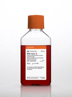 Corning® 500 mL MEM (Minimum Essential Medium) Alpha Medium - Corning Life Sciences