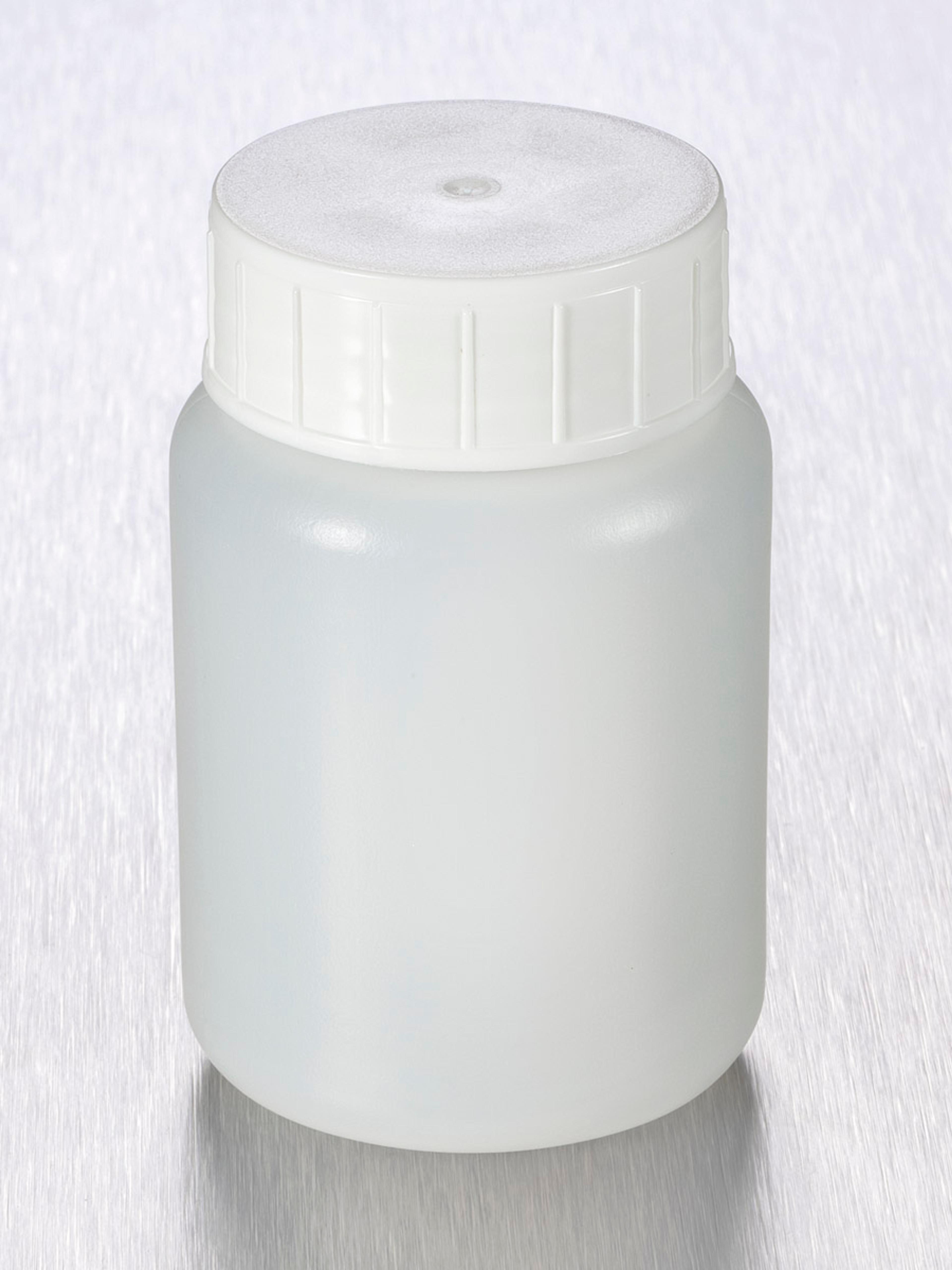 Corning® Gosselin™ Round HDPE Bottle, 100 mL, 37 mm White Cap with Seal, Assembled, 335/Case - Corning Life Sciences
