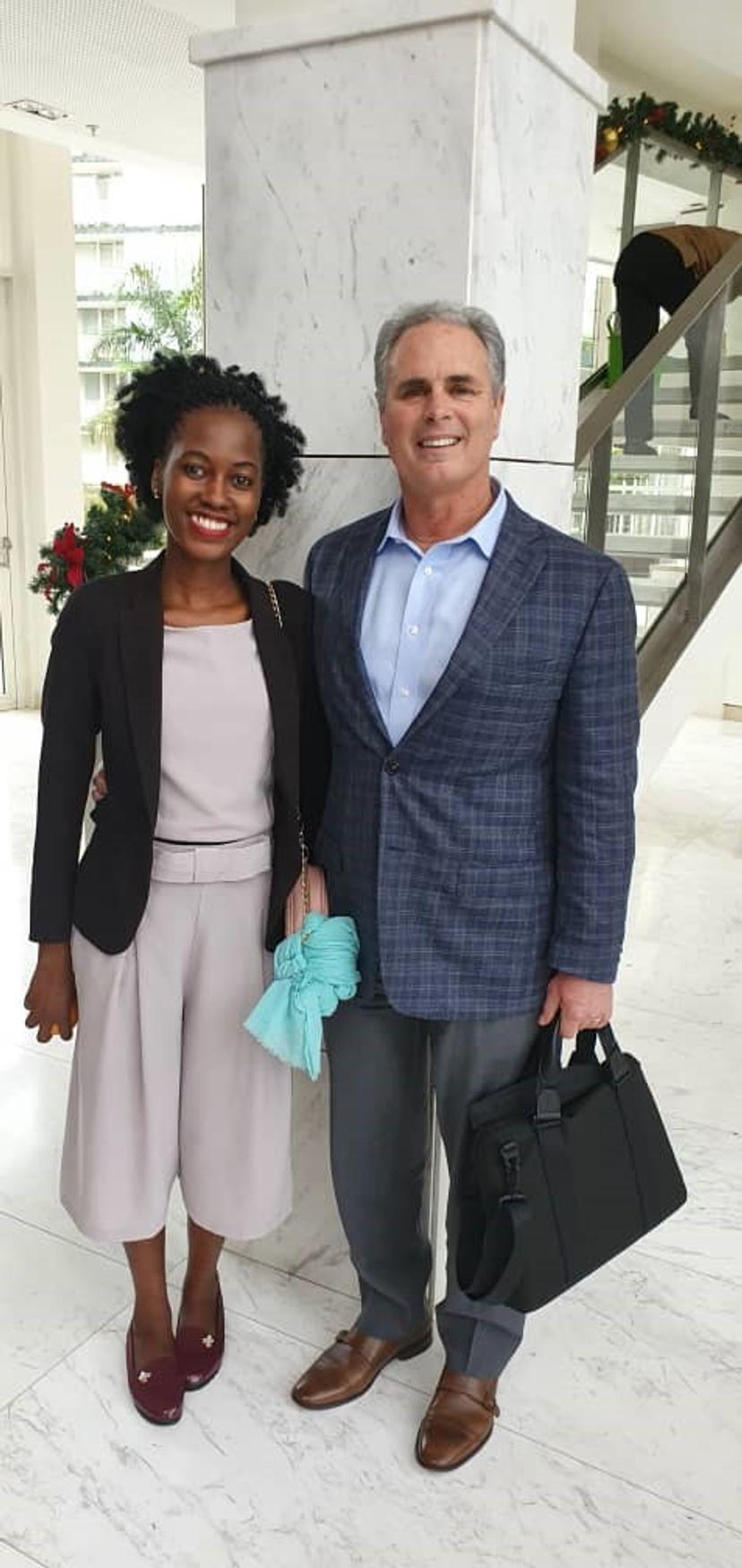 Tony Boova, Beckman Coulter, in Rwanda