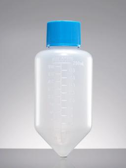 Falcon® 225 mL PP Centrifuge Tube, Conical Bottom, with Plug Seal Screw Cap, Sterile, 8/Bag, 48/Case - Corning Life Sciences
