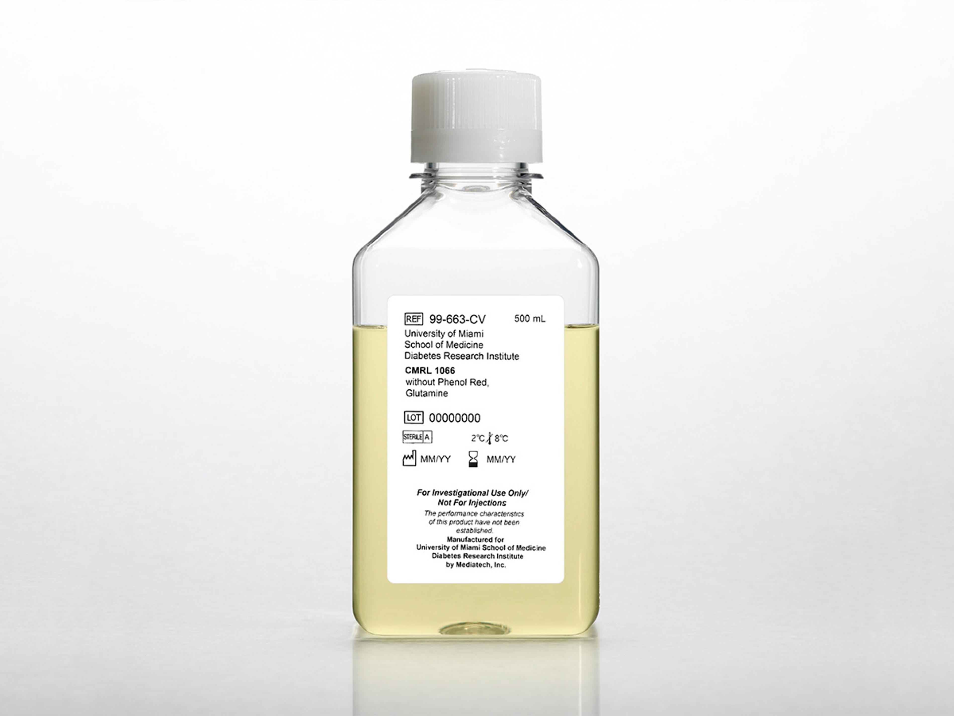 Corning® CMRL 1066 [-] phenol red, L-glutamine - Corning Life Sciences