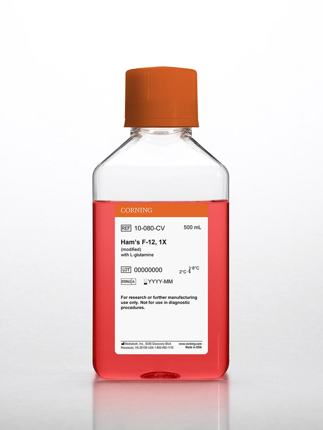Corning® 500 mL Hams F-12 Medium - Corning Life Sciences