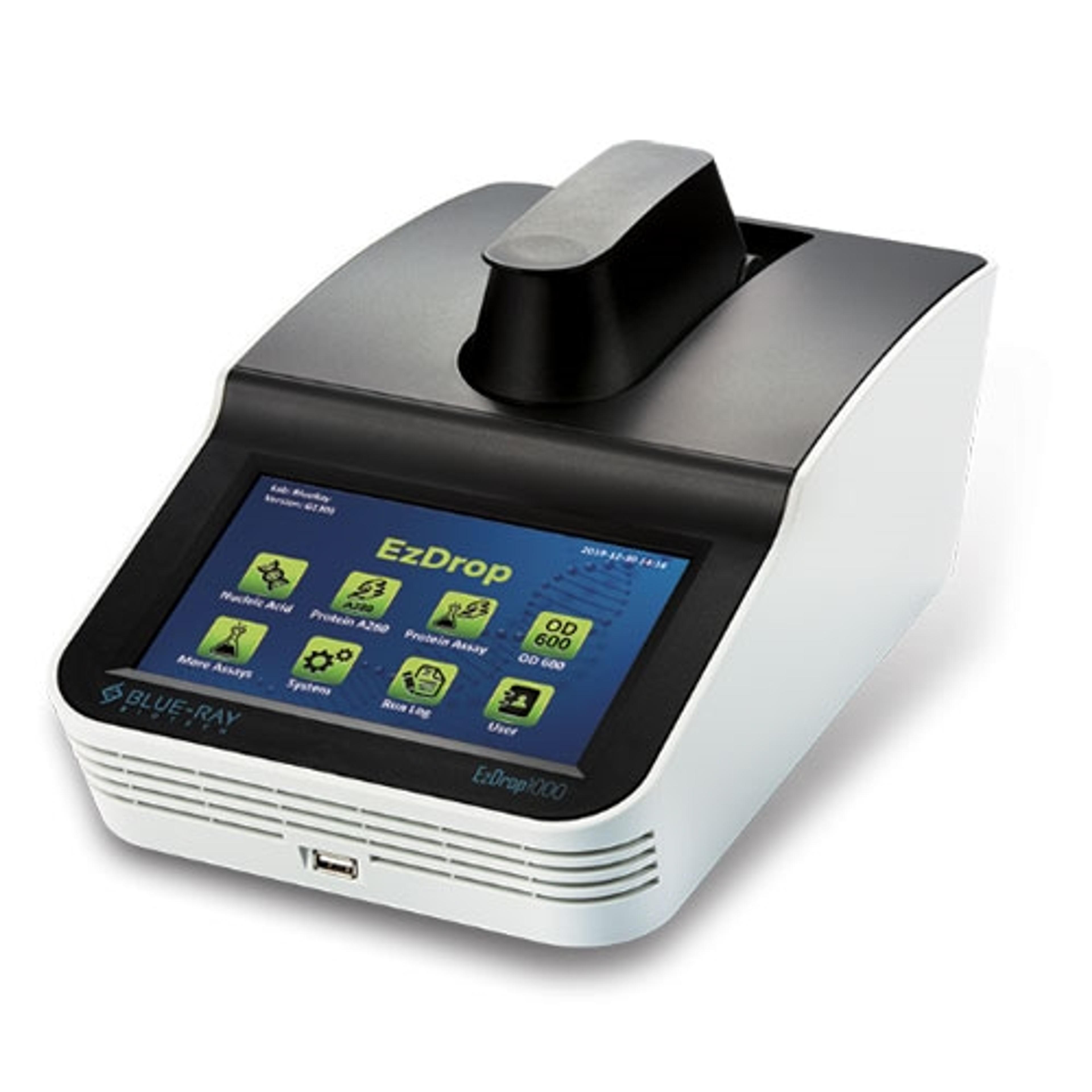 EzDrop 1000 Micro-Volume Spectrophotometer - Blue-Ray Biotech - Spectroscopy