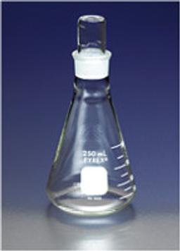 PYREX® 500 mL Narrow Mouth Erlenmeyer Flask with PYREX® Standard Taper Stopper - Corning Life Sciences - General Lab