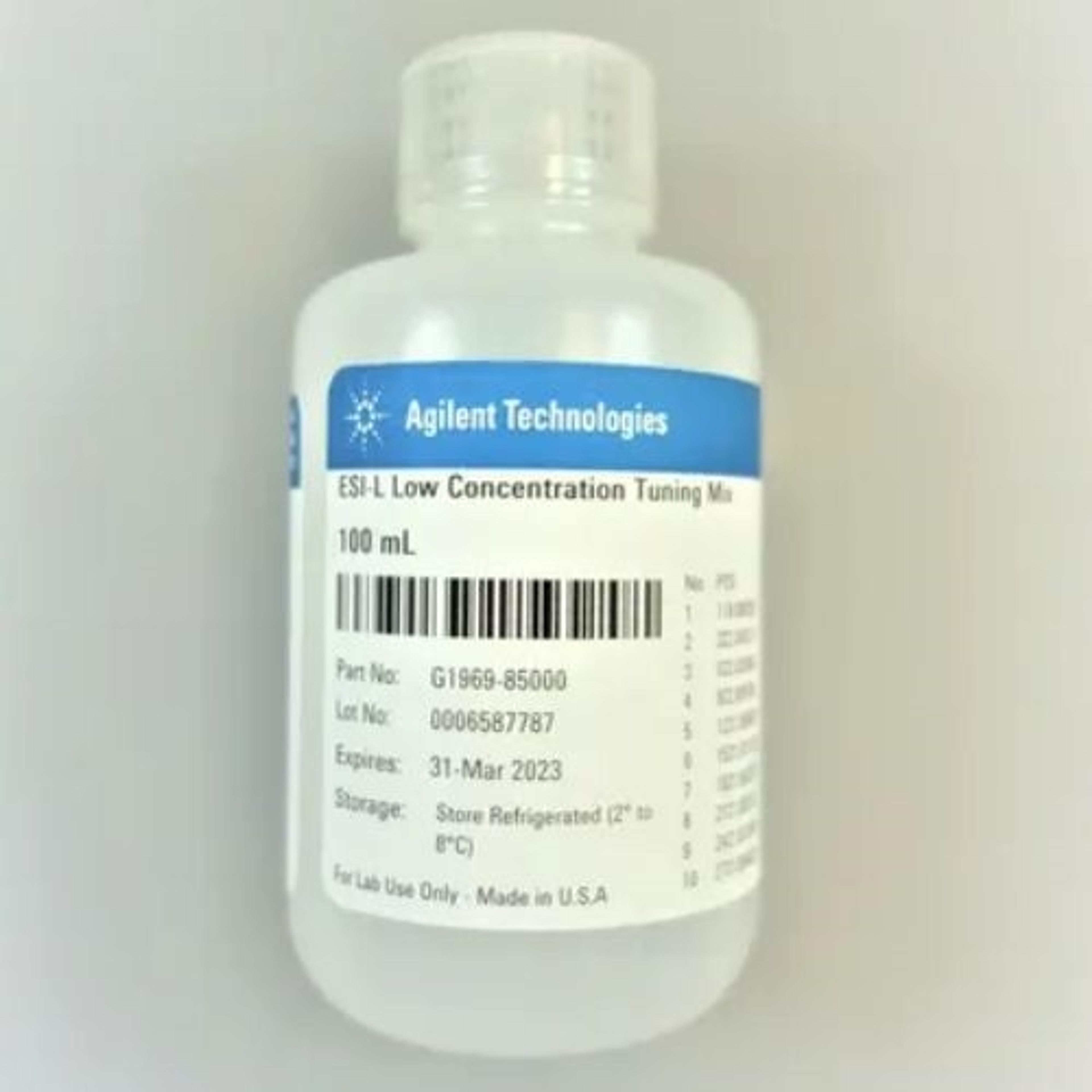 ESI-L Low Concentration Tuning Mix 100ml - Agilent Technologies - Separations