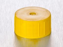 Corning® Gosselin™ Screw Cap for 40 mL Straight Container, Yellow PE, 450/Bag, 3150/Case - Corning Life Sciences