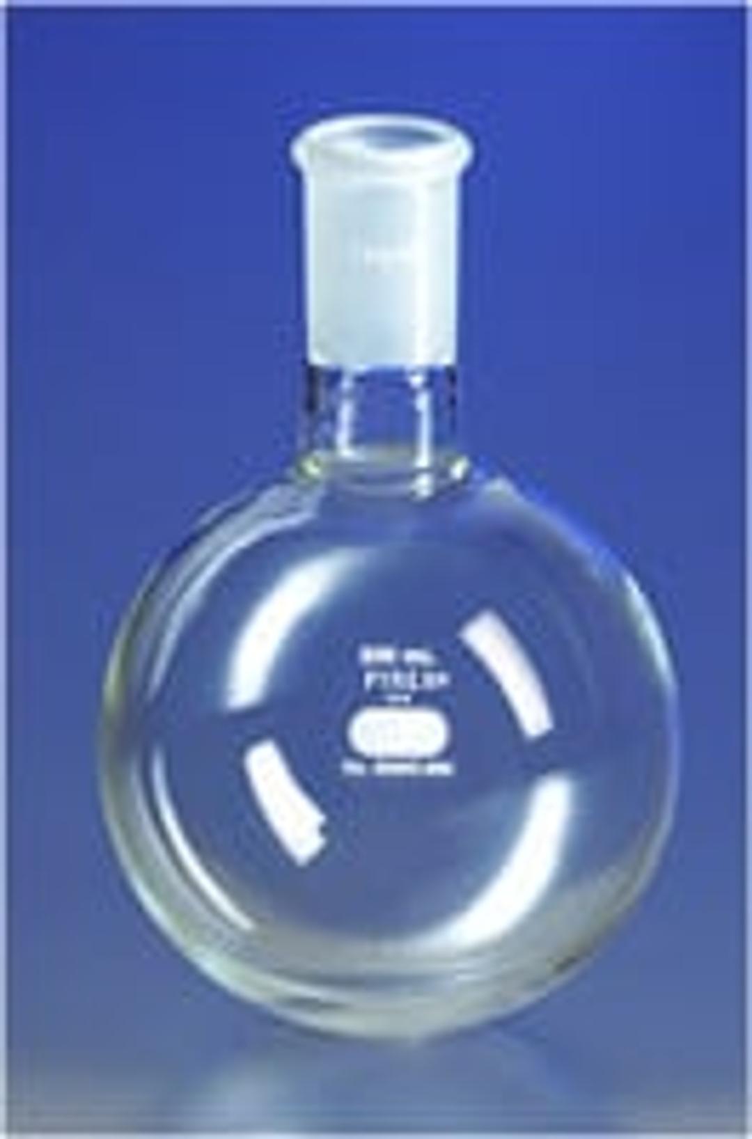 PYREX® 1L Heavy Wall Short Neck Boiling Flask, Round Bottom, 24/40 Standard Taper Joints - Corning Life Sciences - General Lab