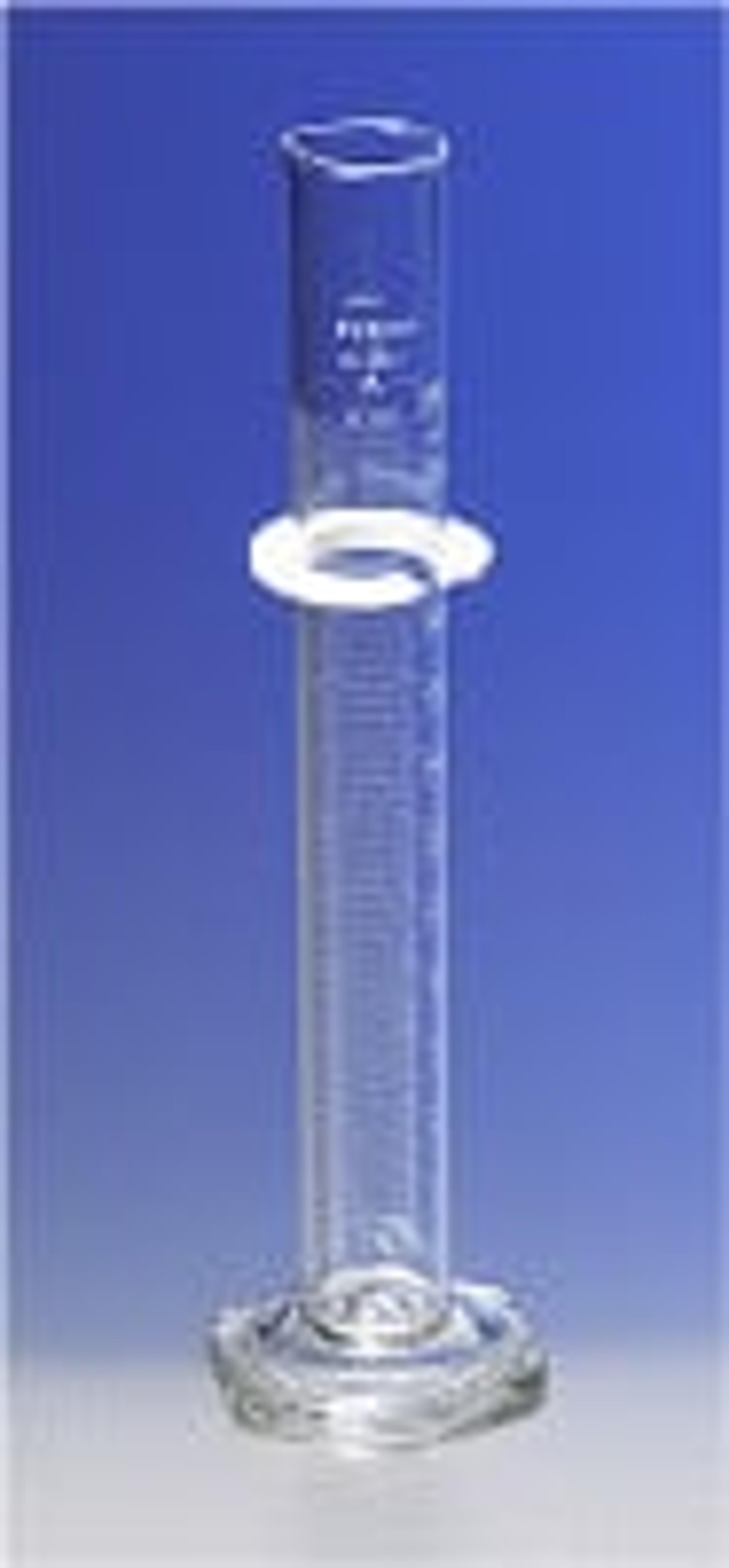 PYREX® 10 mL Single Metric Scale Cylinder, Serialized/Certified Class A, White Graduations, TD - Corning Life Sciences - General Lab