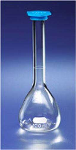 PYREX® 500 mL Class A Volumetric Flask with Polyethylene Snap-Cap - Corning Life Sciences - General Lab