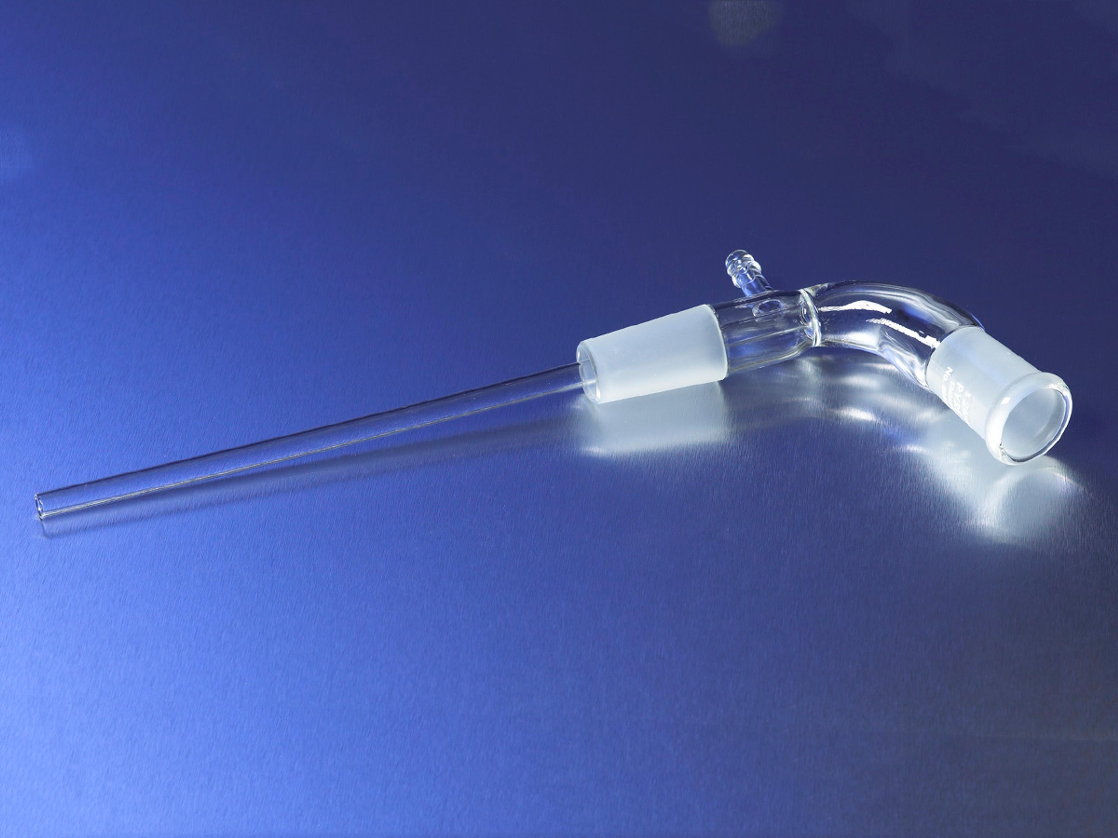 PYREX® 105° Angle Vacuum Suction Tube Receiver Adapter with 24/40 Joints - Corning Life Sciences - General Lab