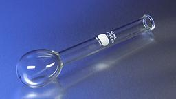 PYREX® 30 mL Round Bottom Micro Kjeldahl Flask with Long Neck - Corning Life Sciences - General Lab