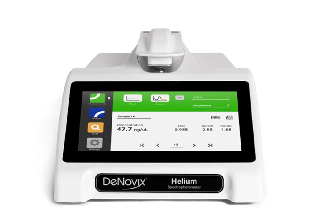 Helium 1 uL Spectrophotometer - DeNovix - Spectroscopy