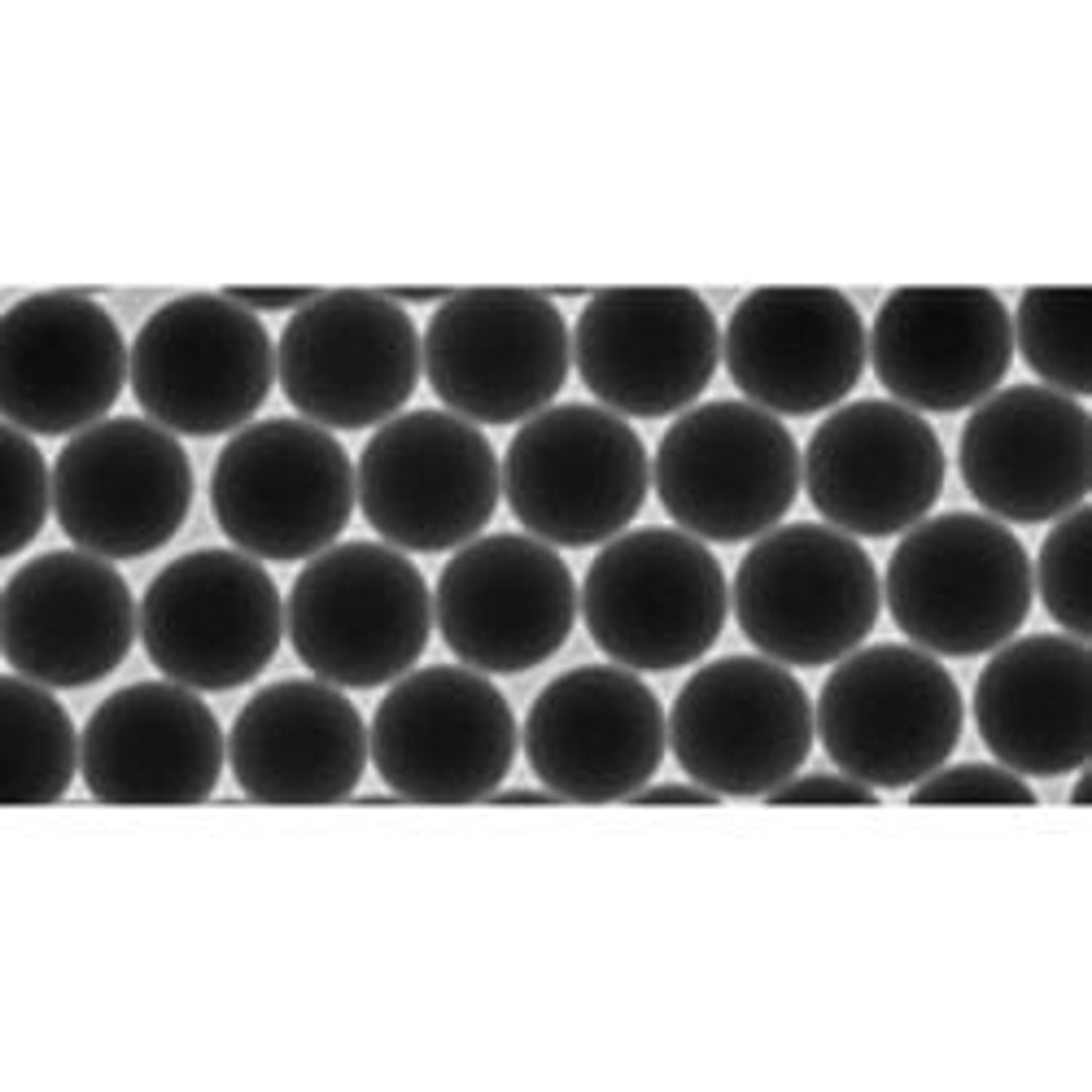 High monodispersity shown by TEM analysis of Estapor® K1-040