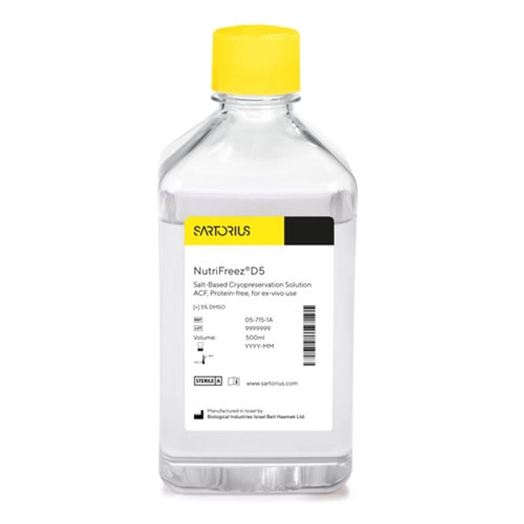 NutriFreez® D5 Cryopreservation Solution - Sartorius Group - Life Sciences