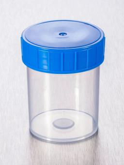 Corning® Gosselin™ Straight Container, 125 mL, PP, Blue Screw Cap, Assembled, Sterile, 380/Case - Corning Life Sciences