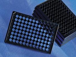 Corning® 96-well Special Optics Flat Clear Bottom Black Polystyrene TC-treated Microplates, 25 per Bag, without Lid, Sterile - Corning Life Sciences - Life Sciences