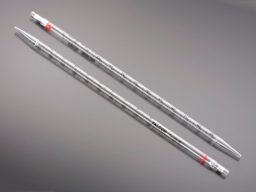 Falcon® 10 mL Serological Pipet, Polystyrene, 0.1 Increments, Individually Packed, Sterile, 50/Bag, 200/Case - Corning Life Sciences - General Lab