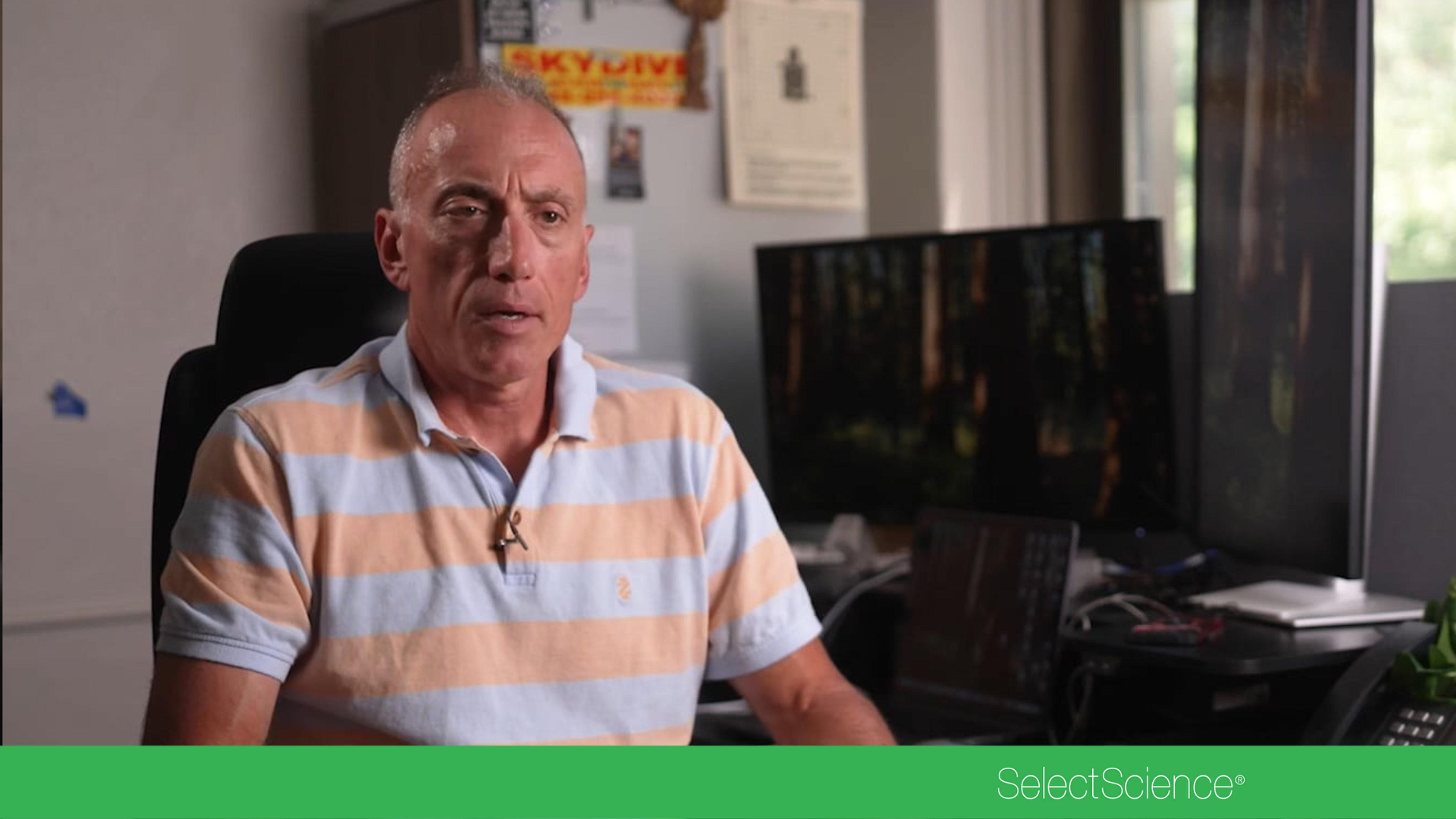 Screenshot of Dr. Tom Spudich, Professor of Analytical Chemistry