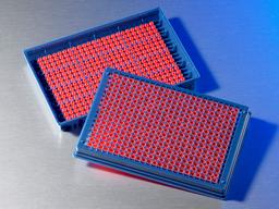 Corning® 384 Storage Tube Plug Cap on Mats for Round Tube, 384 Caps per Mat, 3840/Pack, 10 Packs/Case, 38400 Caps/Case - Corning Life Sciences - Lab Automation