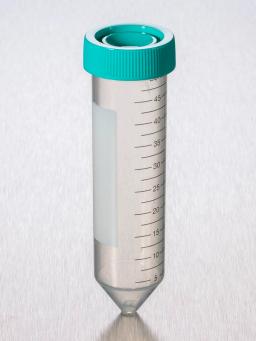 Corning® Gosselin™ Conical Base Tube, 50 mL, PP, with Printed Graduation, Green Cap, Sterile, 25/Bag, 500/Case - Corning Life Sciences