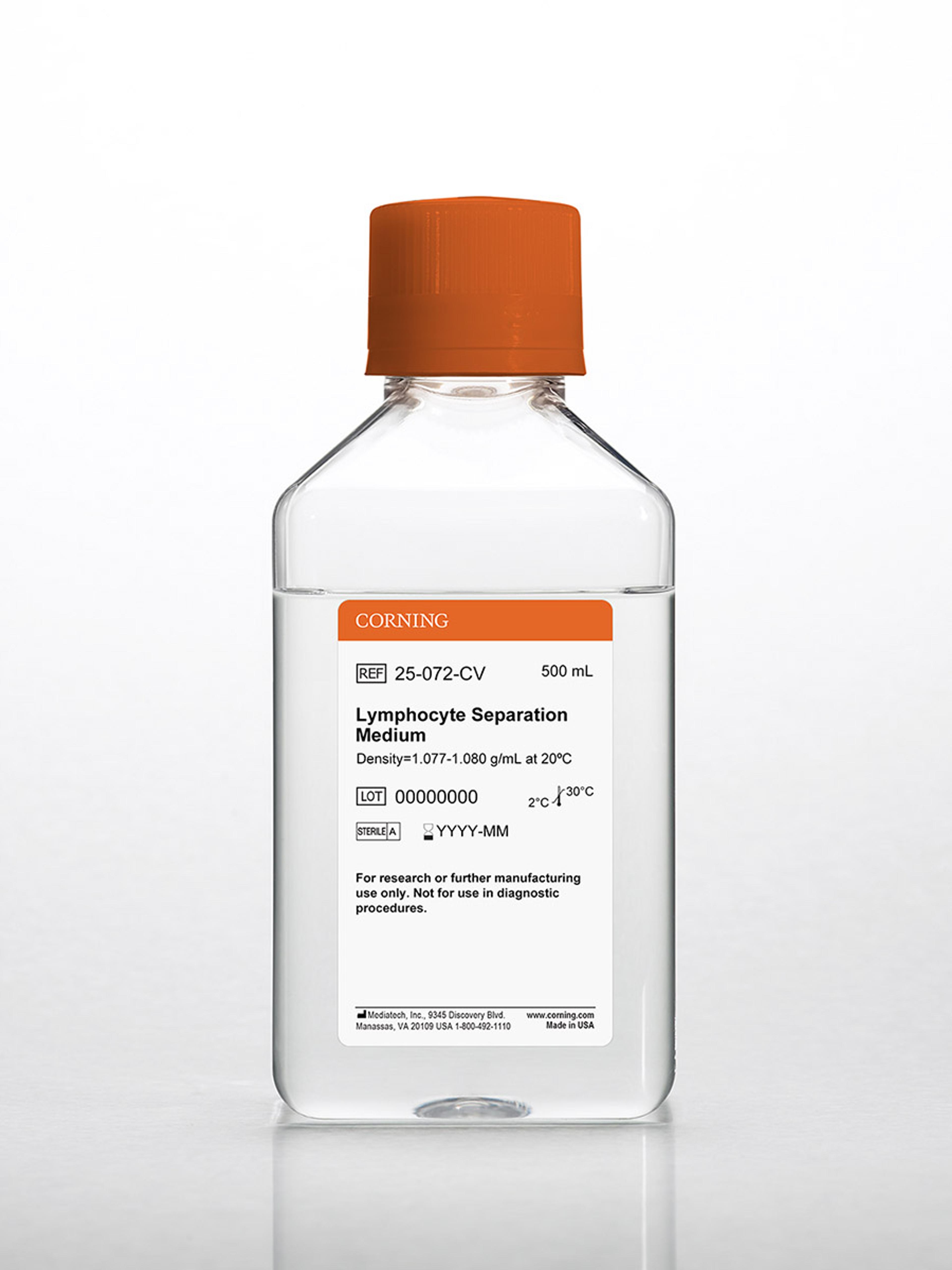 Corning® 500 mL LSM (Lymphocyte Separation Medium) - Corning Life Sciences