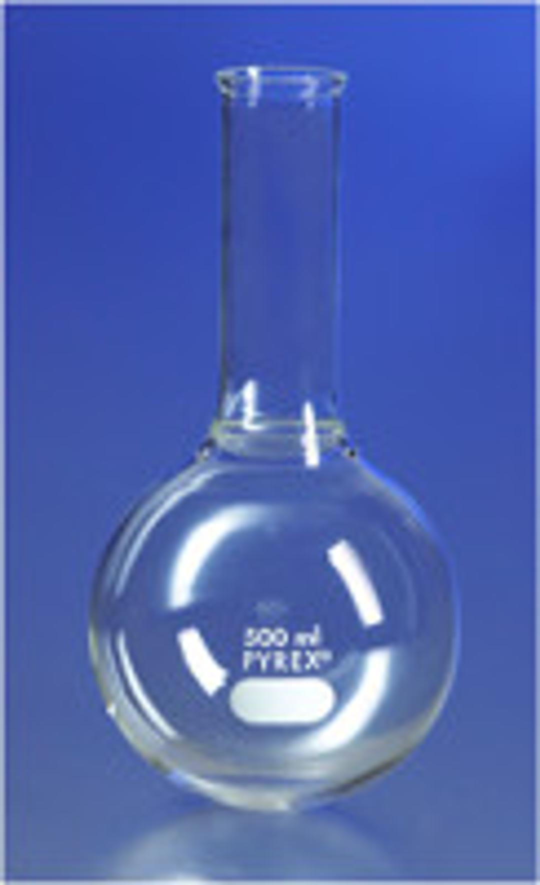 PYREX® 5L Long Neck Boiling Flask, Round Bottom, Tooled Mouth - Corning Life Sciences - General Lab