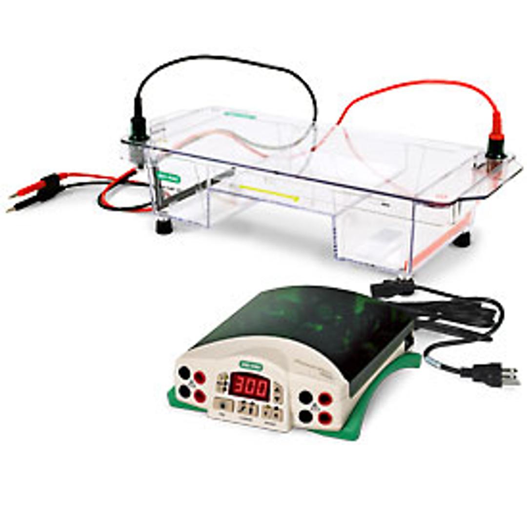 Sub-Cell GT Horizontal Electrophoresis Cell, 15 x 15 cm tray, with PowerPac™ Basic Power Supply and gel caster - Bio-Rad - Life Sciences